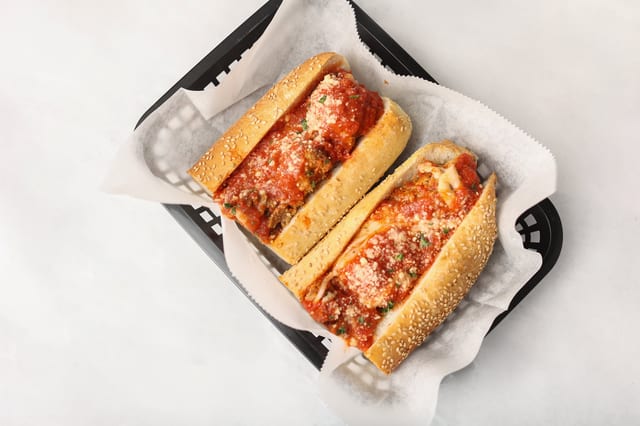 Old Fashioned Meatball Parm.