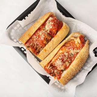Homemade Meatball Parm